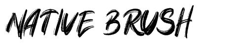 Native Brush 字形