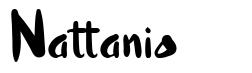 Nattanio font