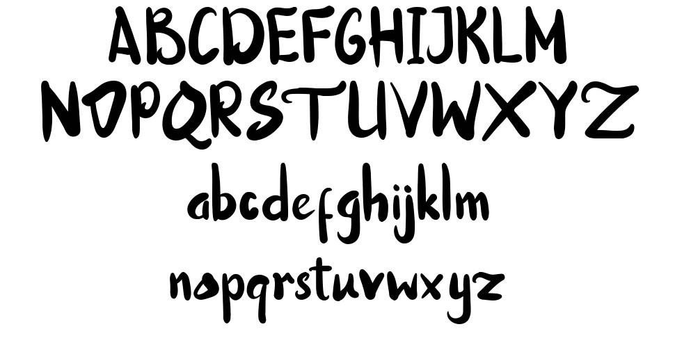 Nattanio font Örnekler