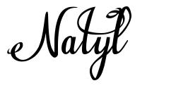 Natyl font