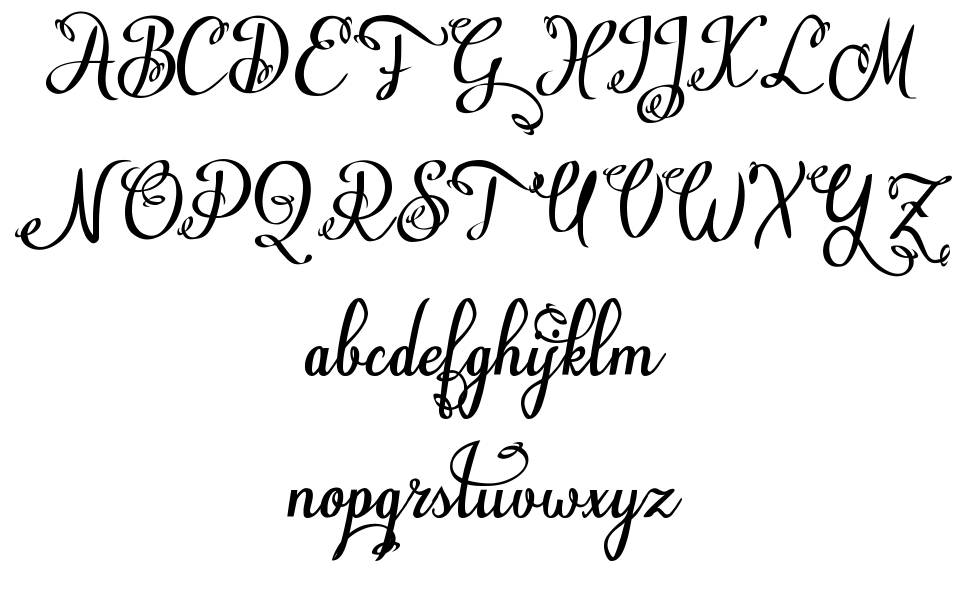 Natyl 字形 标本