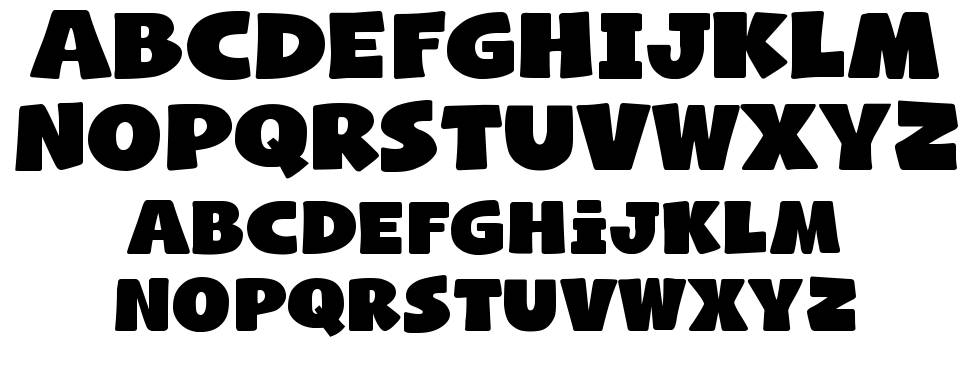 Naughty Squirrel font specimens