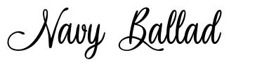 Navy Ballad шрифт