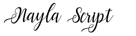 Nayla Script font