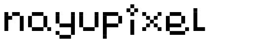 Nayupixel шрифт