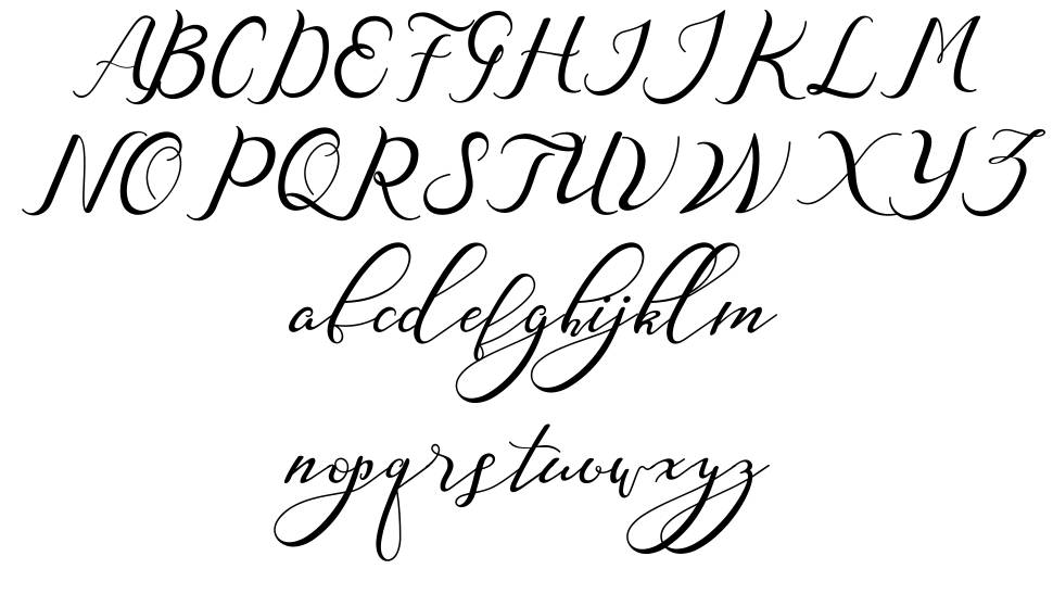 Nazeefa font specimens