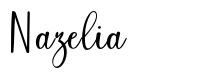 Nazelia font
