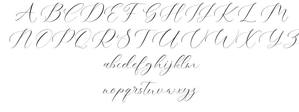 NCL Glassdy Overtyeg font specimens