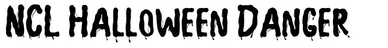 NCL Halloween Danger шрифт