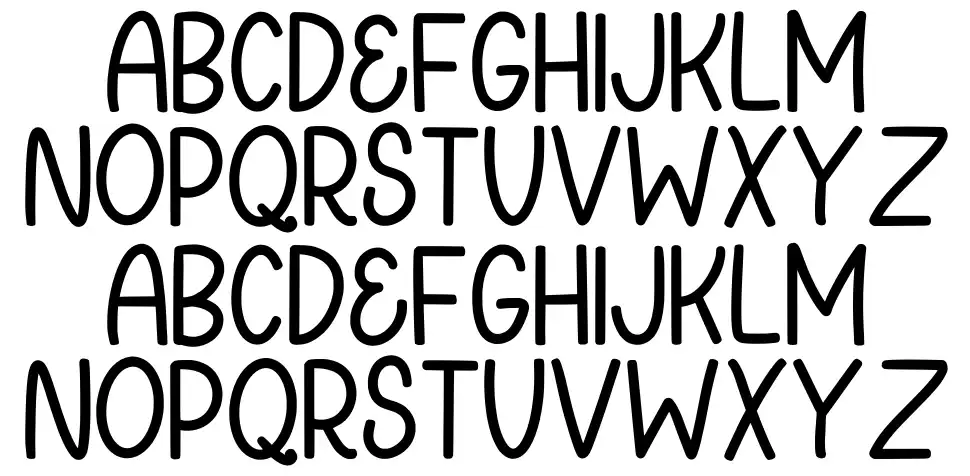 NCL Ricadelho font specimens