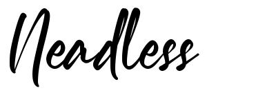 Neadless 字形
