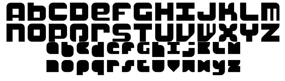 Necker font specimens