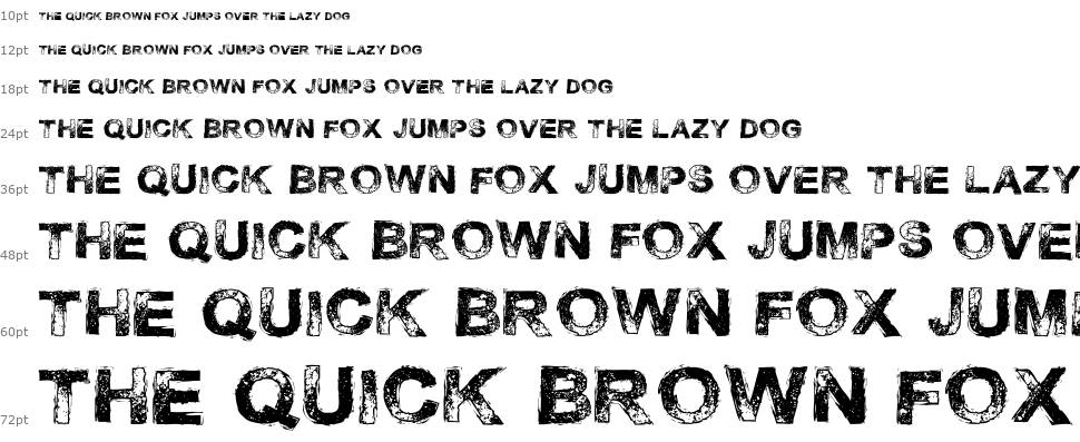 Necrotype font Waterfall