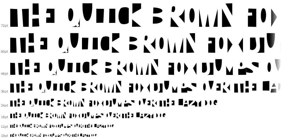 Negatively Positivefont waterfall