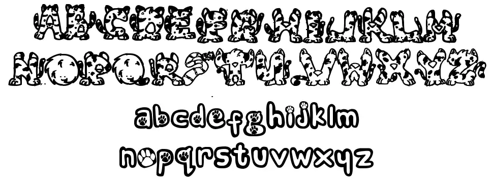 Neko! Neko! font specimens