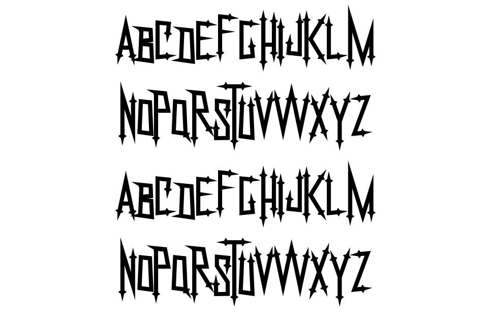 Nekrokids 字形 标本