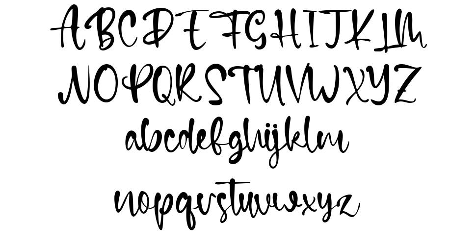 Nelvano font Örnekler