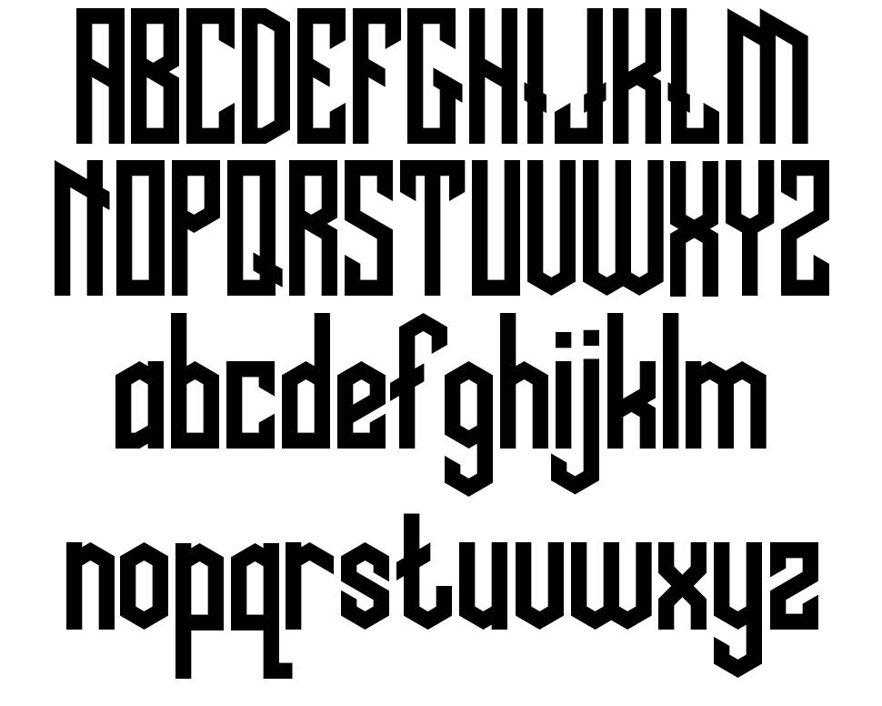 Neo Esport font specimens