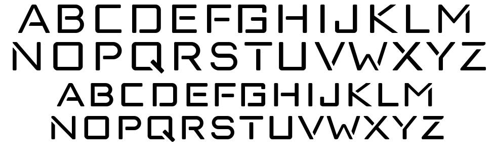 neo latina 字形 标本