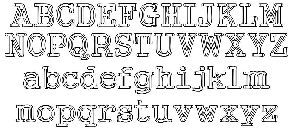 Neo-Writer font specimens