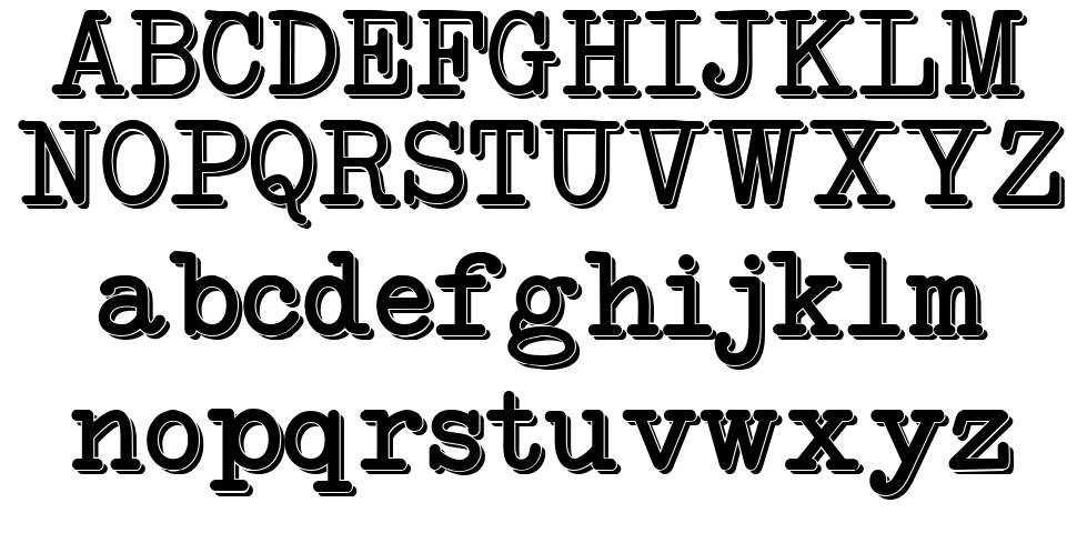 NeoBulletin font specimens