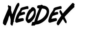 Neodex шрифт