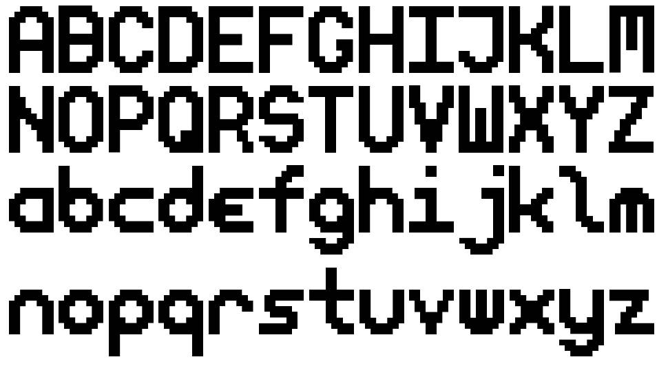 Neoletters 字形 标本