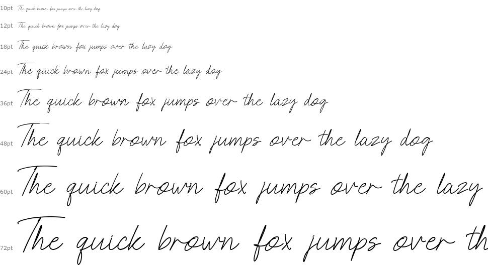 Neoncity Script font Şelale