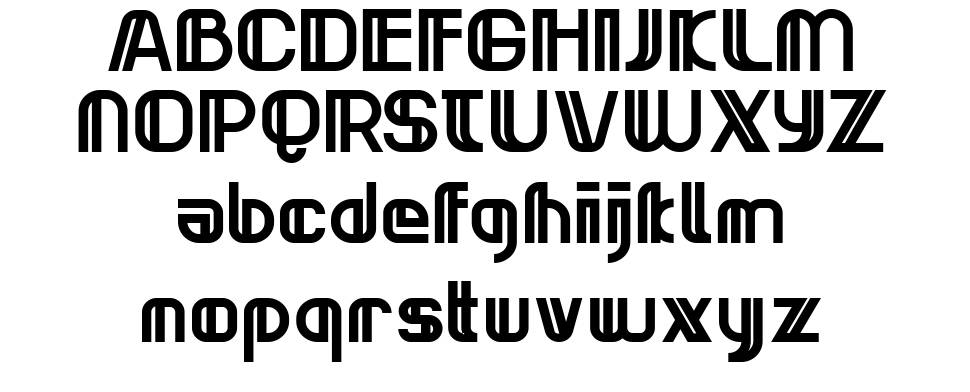 Neonclipper font specimens