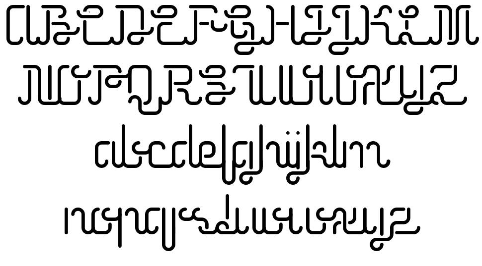 Neonic font specimens