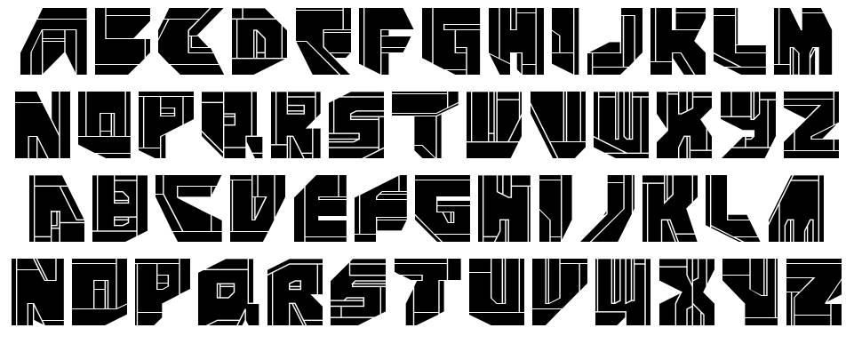 NeoPangaia フォント 標本