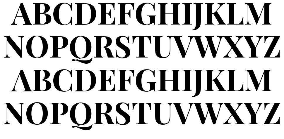 Neothic font Örnekler
