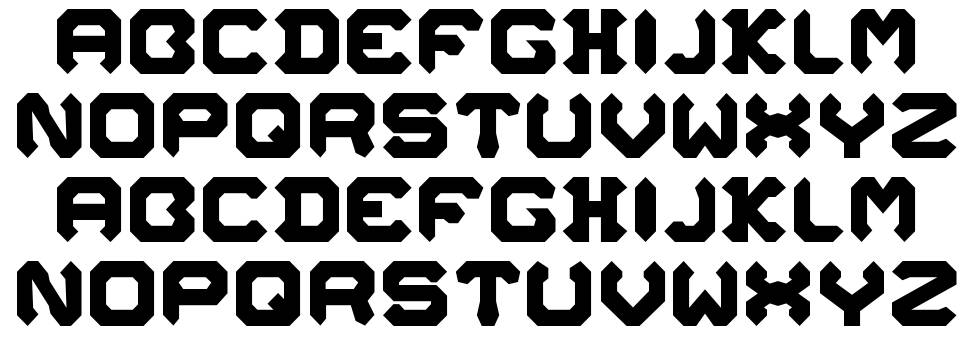 Neovix font specimens