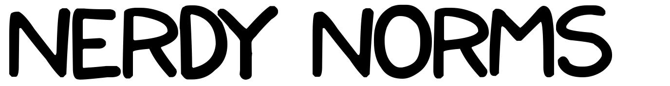 Nerdy Norms 字形