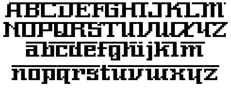 Nerima Number font Örnekler