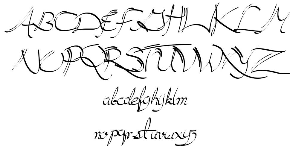 Nero D'Avola font specimens