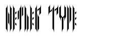 Nether Type font