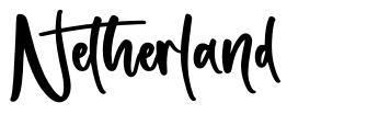 Netherland шрифт