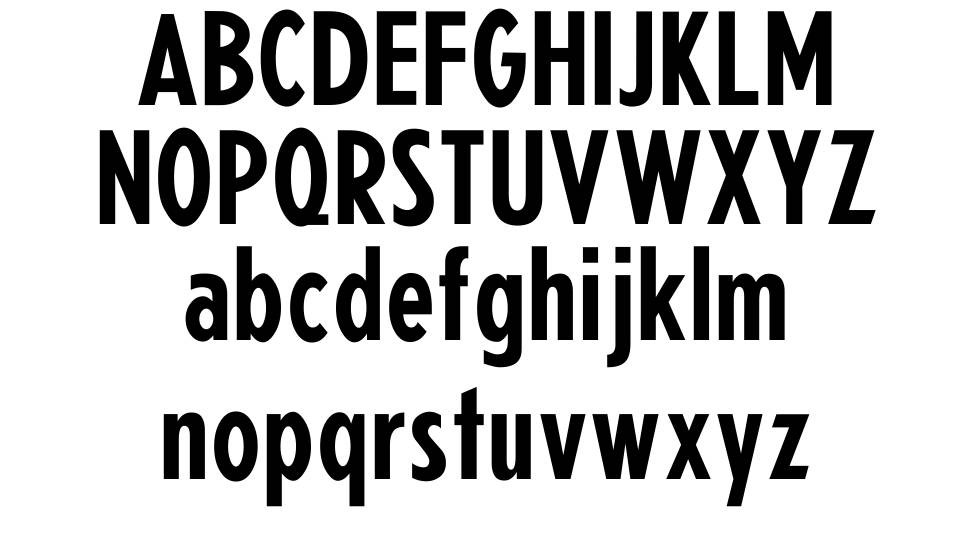 Neu5Land font specimens