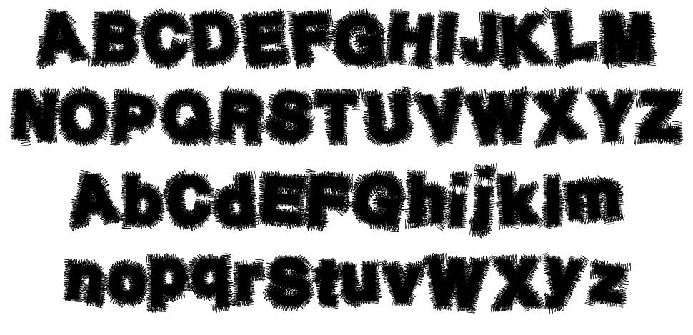 NeuroTick フォント 標本