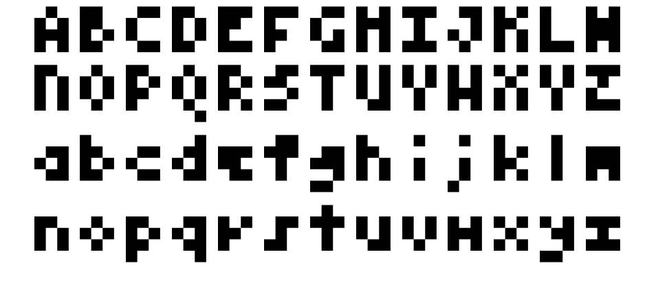 Neutrino 字形 标本