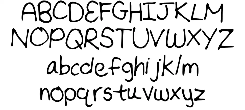 Nevermindfont specimens