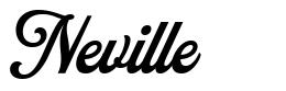Neville шрифт