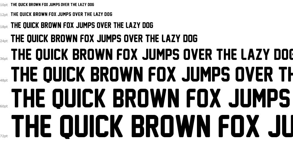 New Athletic M54 font Waterfall