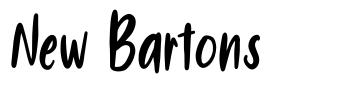 New Bartons font