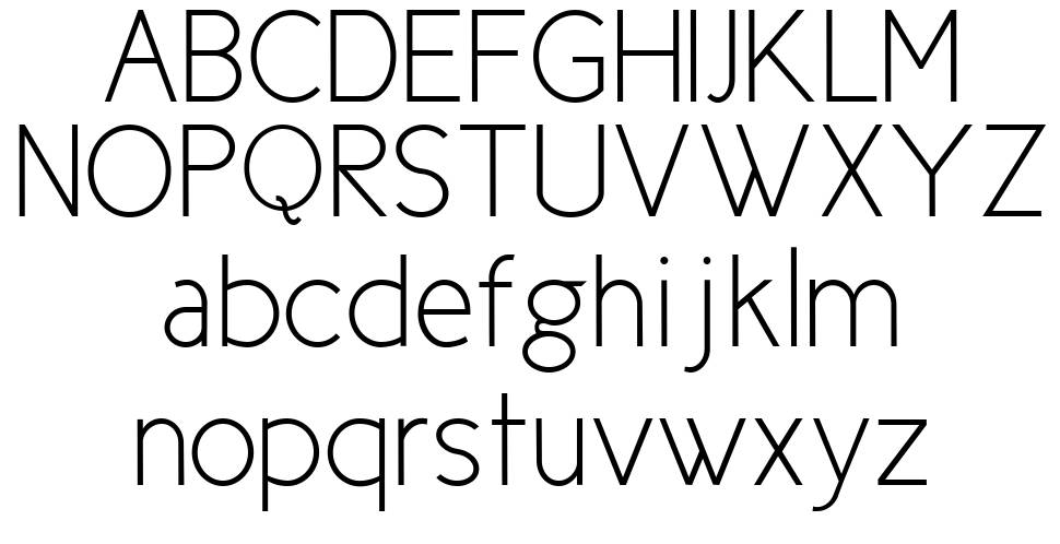 New Cicle font specimens