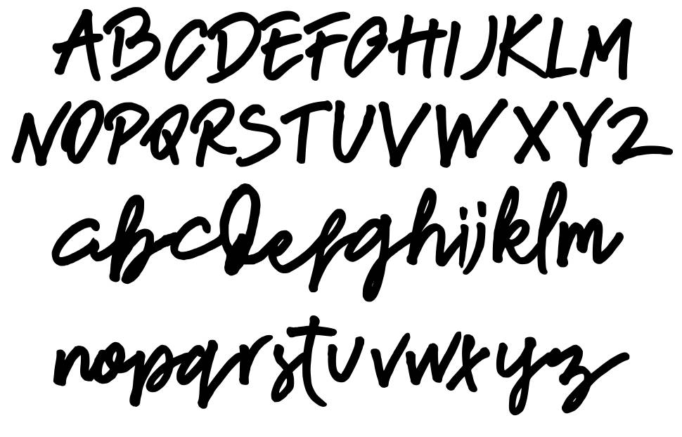 New French font specimens