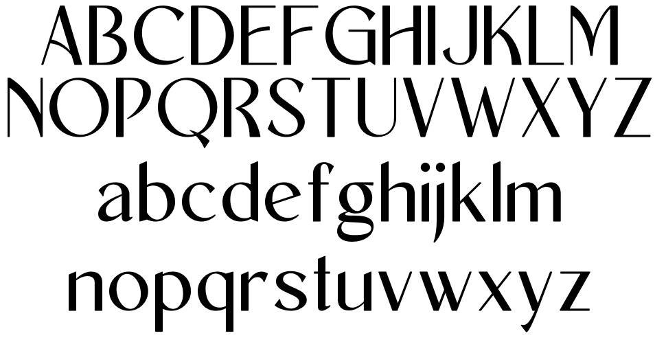 New Machiato font specimens