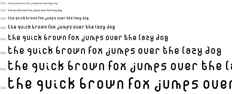 New Madura font Waterfall