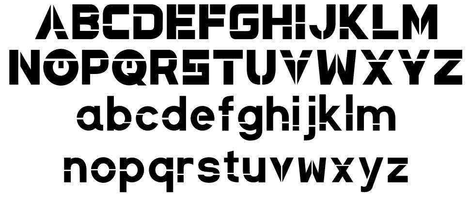 New Magnetic font Örnekler
